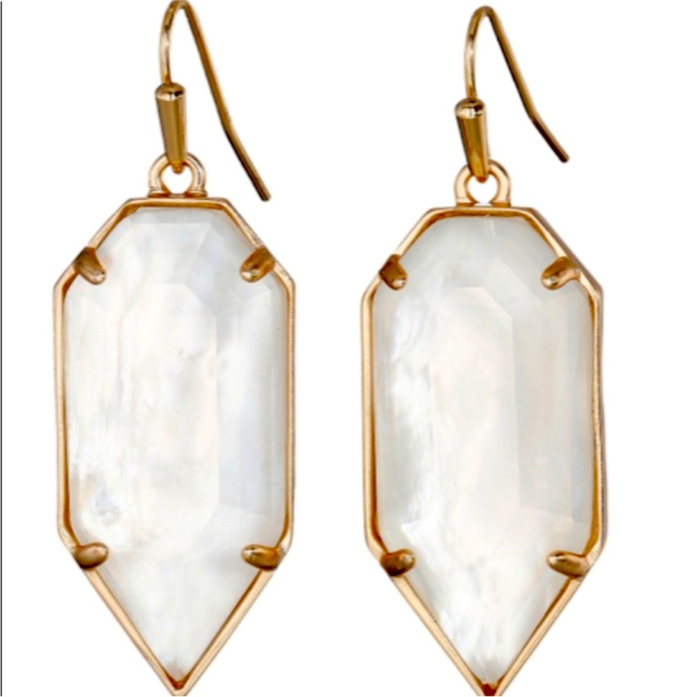 Kendra Scott Palmer Earrings in Ivory Pearl